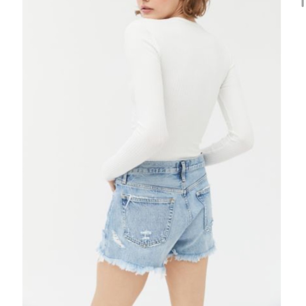 AGOLDE Parker Vintage Denim Cutoff Short